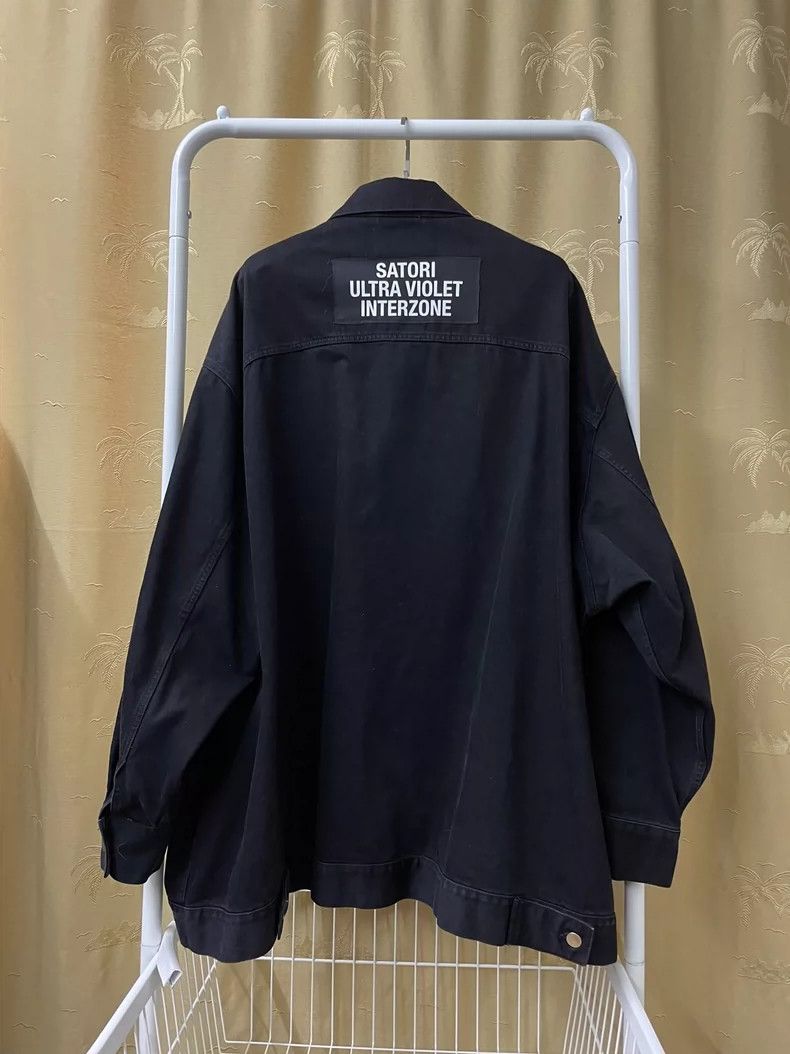 Raf Simons Raf Simons Black Oversized Denim Jacket- DMC Size US L / EU 52-54 / 3 - 2 Thumbnail