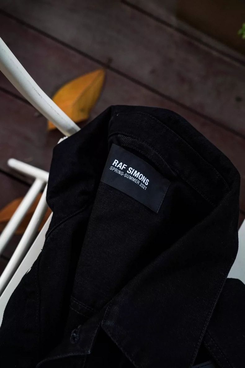 Raf Simons Raf Simons Black Oversized Denim Jacket- DMC Size US L / EU 52-54 / 3 - 6 Thumbnail