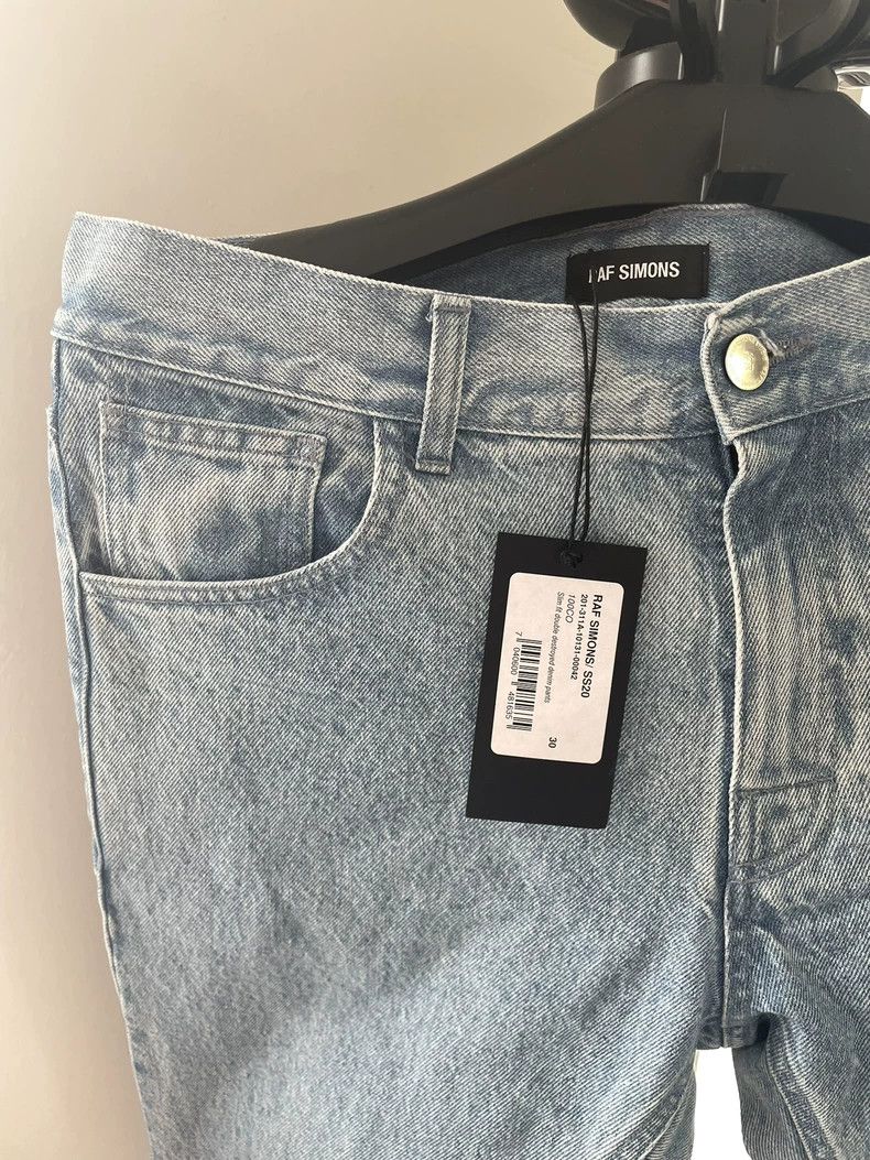 Raf Simons Raf Simons Distressed Denim Jeans Size 30- DMC Size US 30 / EU 46 - 3 Thumbnail