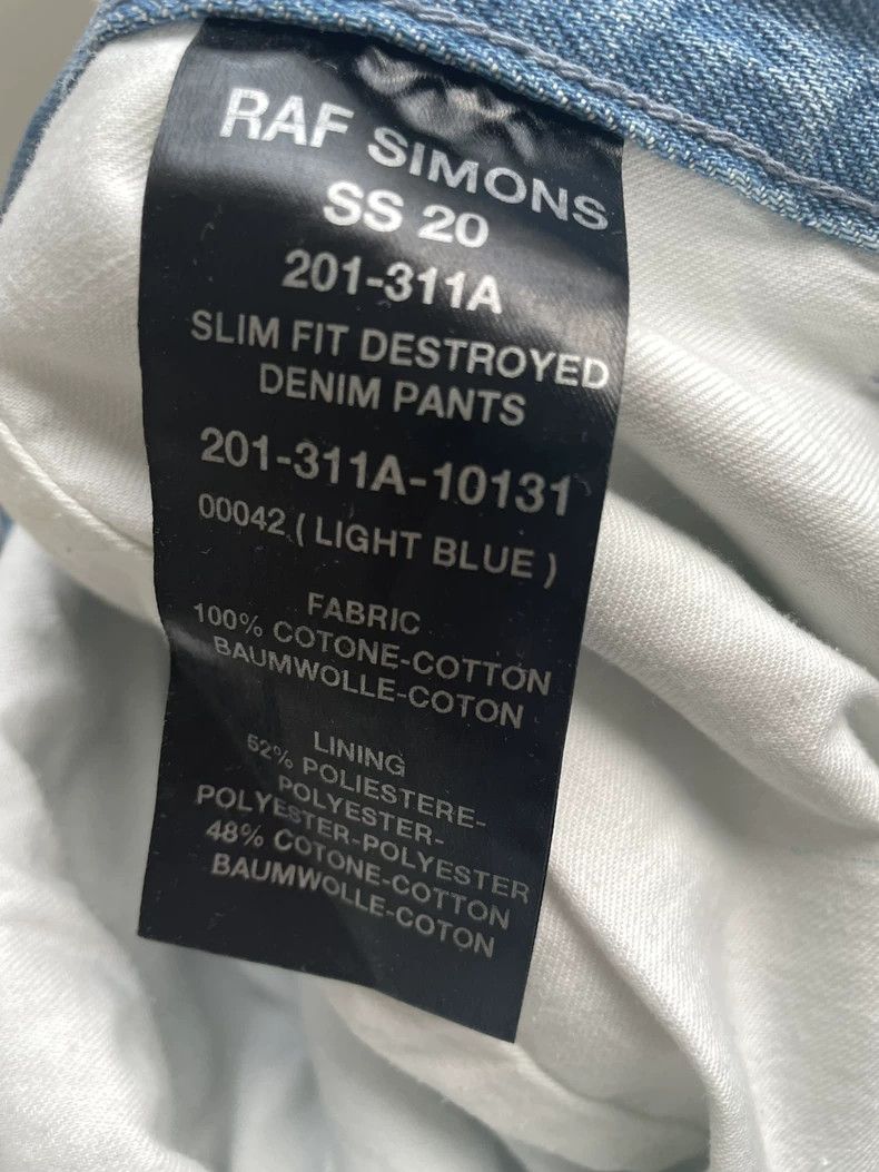 Raf Simons Raf Simons Distressed Denim Jeans Size 30- DMC Size US 30 / EU 46 - 6 Thumbnail