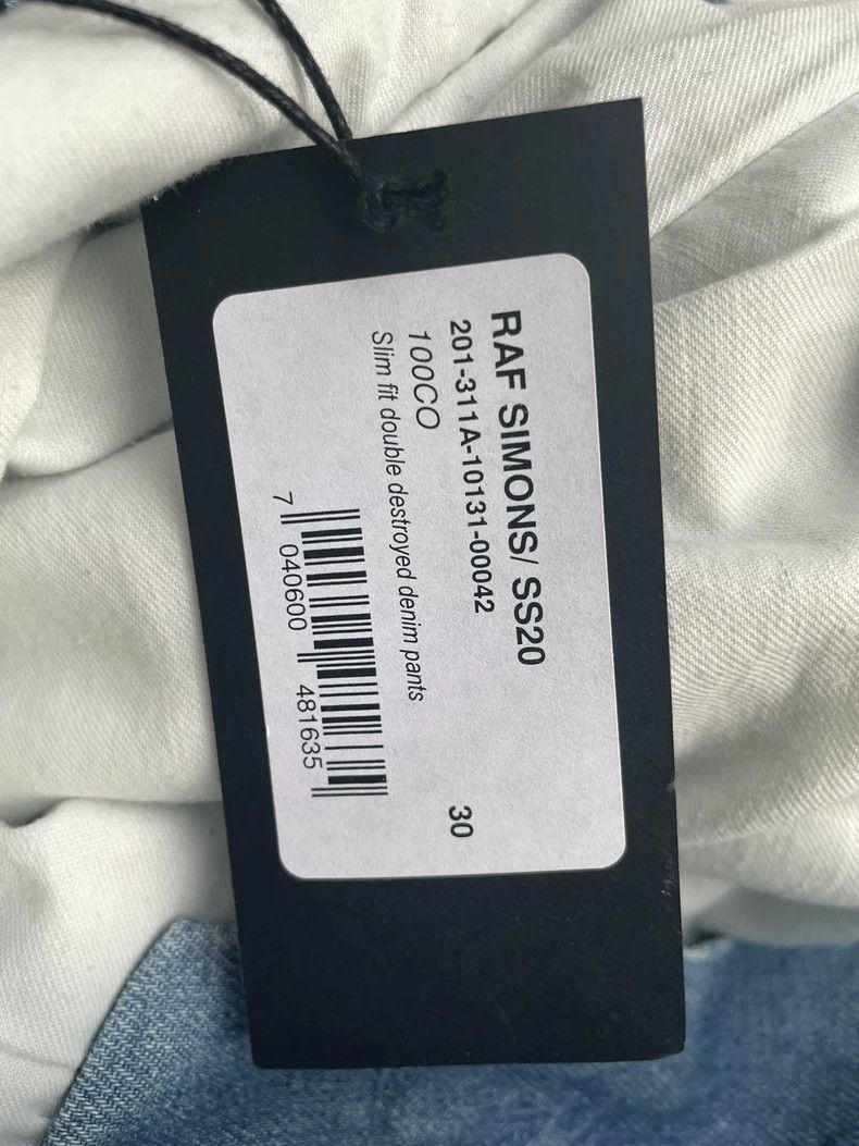 Raf Simons Raf Simons Distressed Denim Jeans Size 30- DMC Size US 30 / EU 46 - 7 Thumbnail