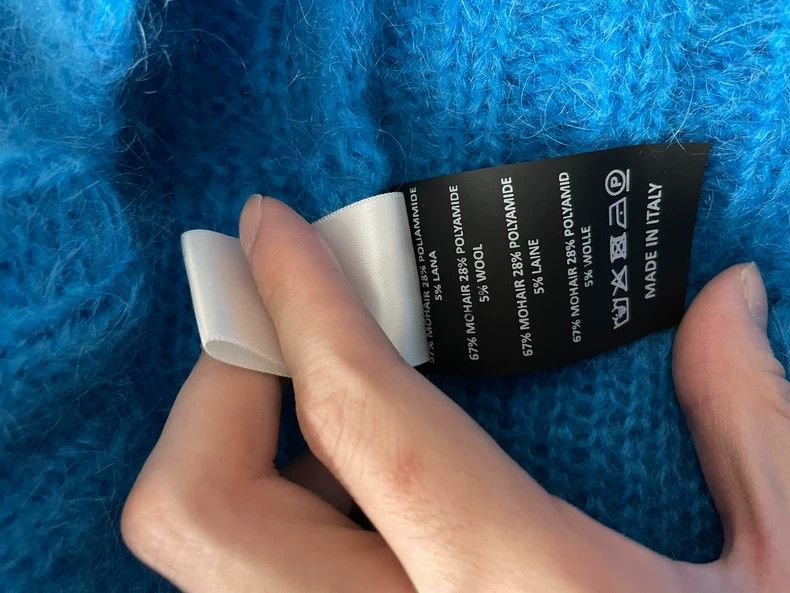 Raf Simons Raf Simons Blue Mohair Knit Sweater- DMC Size US M / EU 48-50 / 2 - 4 Thumbnail