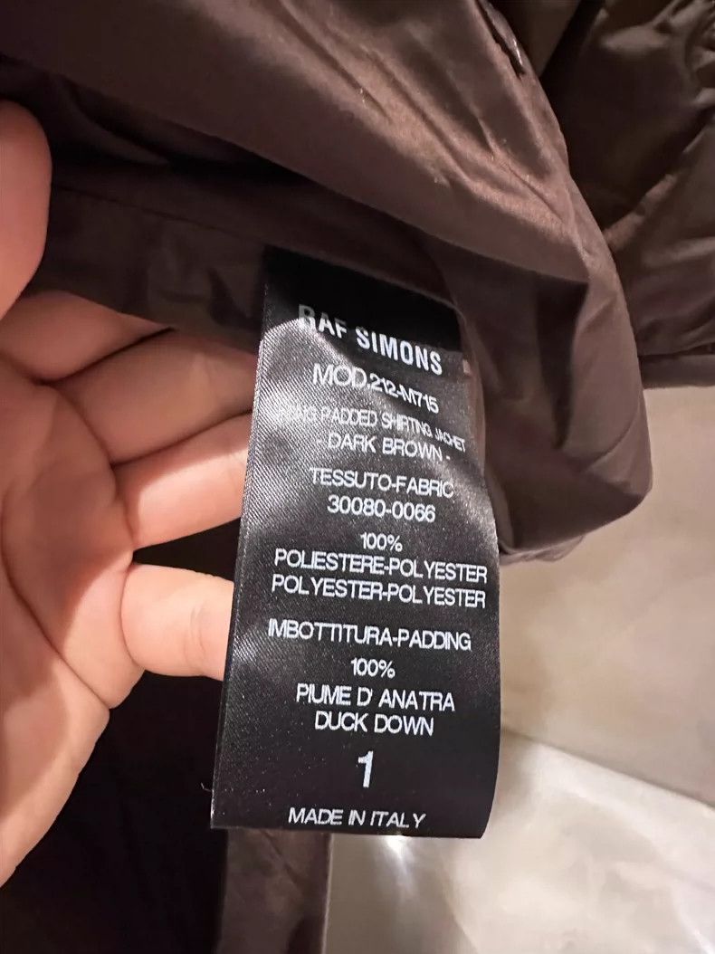 Raf Simons Raf Simons Brown Quilted Cotton Coat- DMC Size US S / EU 44-46 / 1 - 3 Thumbnail