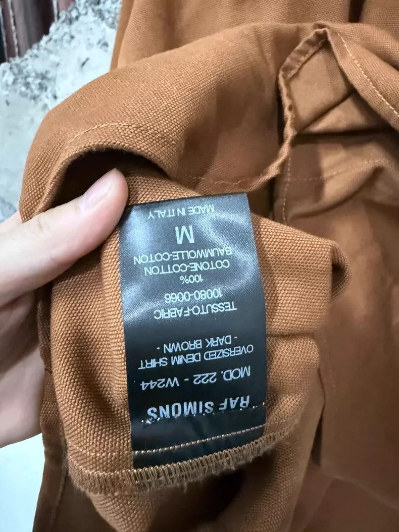 Raf Simons Raf Simons Oversized Shirt Jacket in Brown- DMC Size US M / EU 48-50 / 2 - 8 Thumbnail