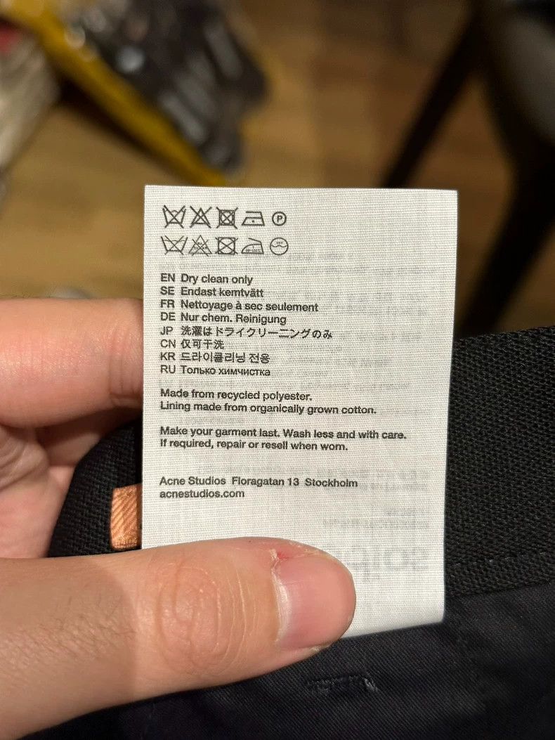 Acne Studios Acne Studios Black Suit Trousers- DMC Size US 38 / EU 54 - 4 Thumbnail