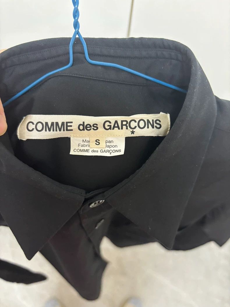 Comme des Garcons Comme des Garçons Women's Black Long Sleeve Shirt- DMC Size US S / EU 44-46 / 1 - 2 Thumbnail