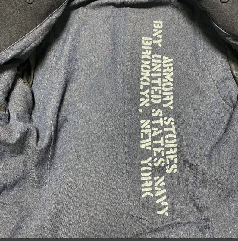 Freewheelers Freewheelers 1913 Navy Peacoat Vintage Style- DMC Size US XS / EU 42 / 0 - 4 Thumbnail