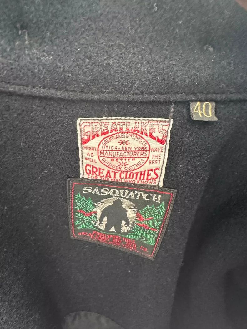 Freewheelers Freewheelers Black Wool Multi-Pocket Coat- DMC Size US L / EU 52-54 / 3 - 8 Thumbnail