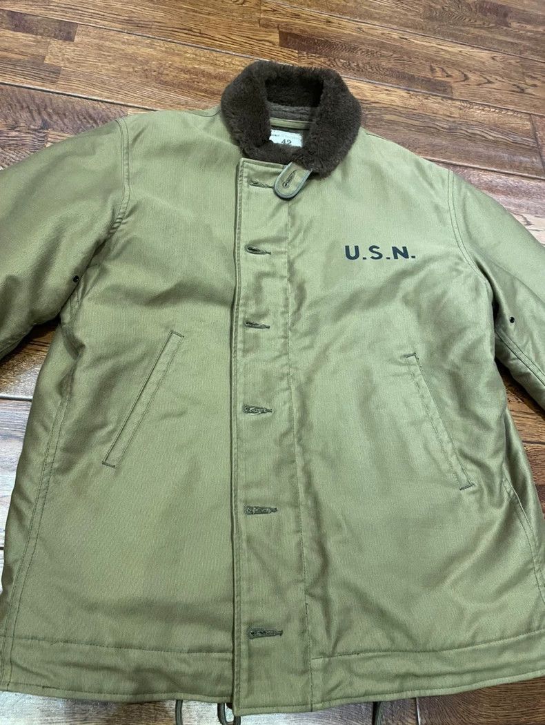 The Real McCoy's Real Mccoy N1 Jacket Size 42- DMC Size US L / EU 52-54 / 3 - 3 Thumbnail
