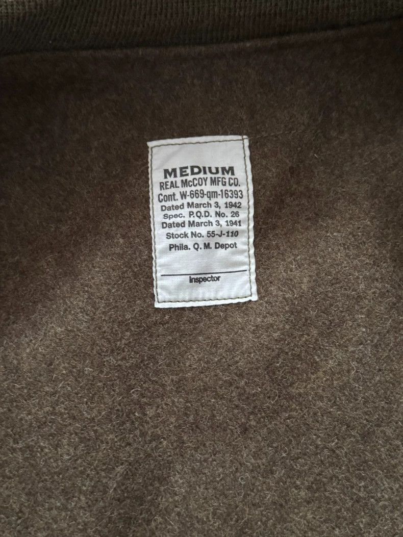 The Real McCoy's The Real McCoy RM Tank Jacket Thunder- DMC Size US M / EU 48-50 / 2 - 3 Thumbnail