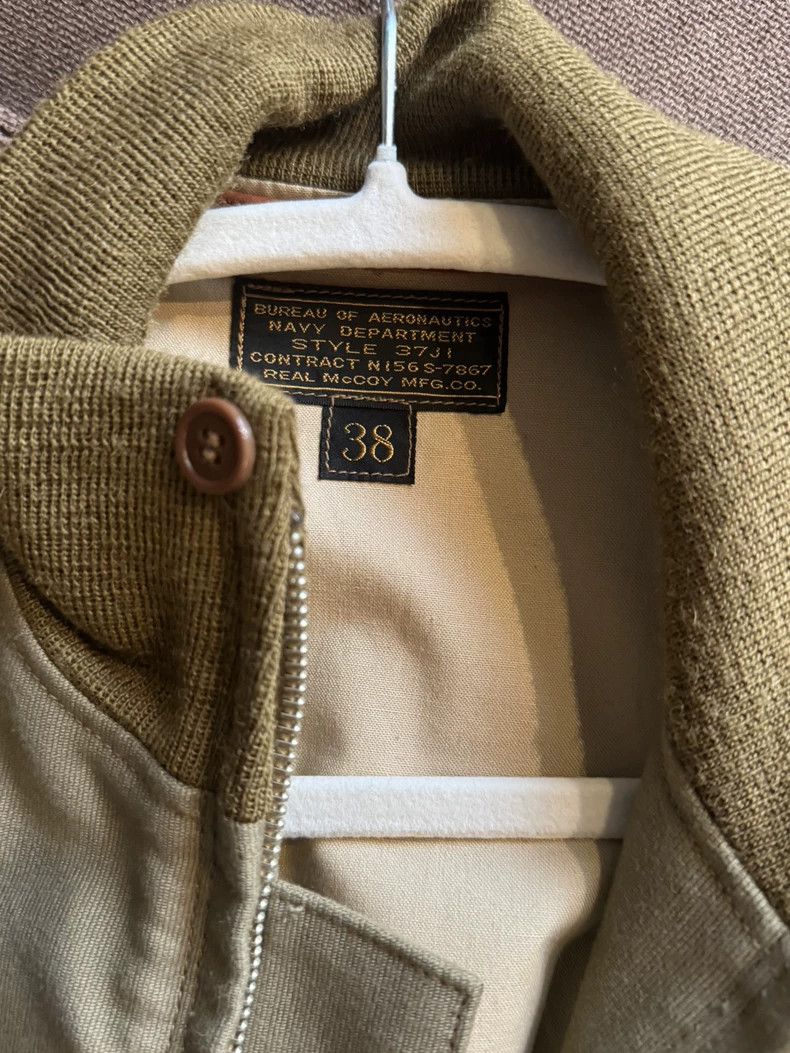 The Real McCoy's The Real McCoy's Flight Jacket for Spring Autumn- DMC Size US M / EU 48-50 / 2 - 3 Thumbnail