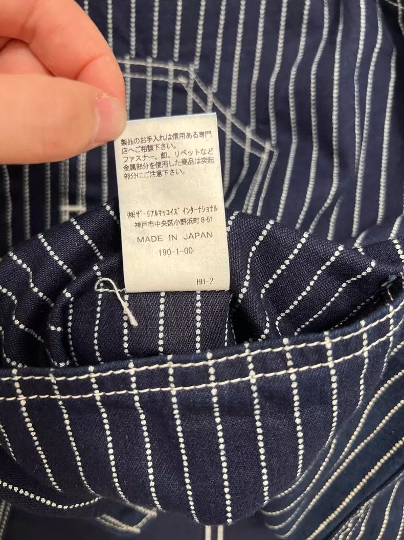The Real McCoy's Real McCoy's Striped Denim Jacket- DMC Size US M / EU 48-50 / 2 - 9 Thumbnail