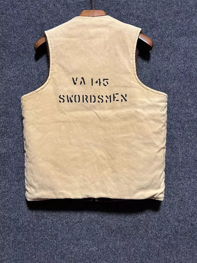 The Real McCoy's The Real McCoys N1 Vest with U.S.N. Logo- DMC Size US M / EU 48-50 / 2 - 2 Thumbnail