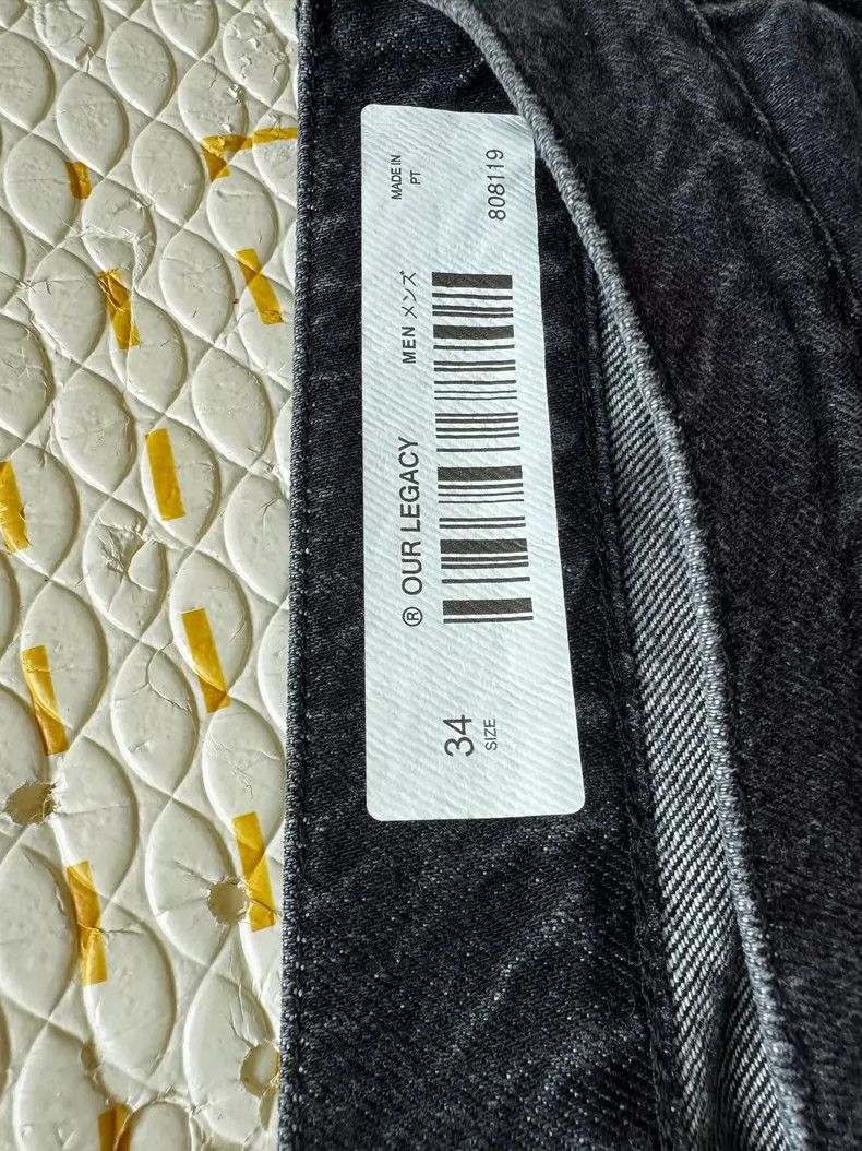Our Legacy OUR LEGACY Third Cut Gray Denim Pants- DMC Size US 34 / EU 50 - 6 Thumbnail