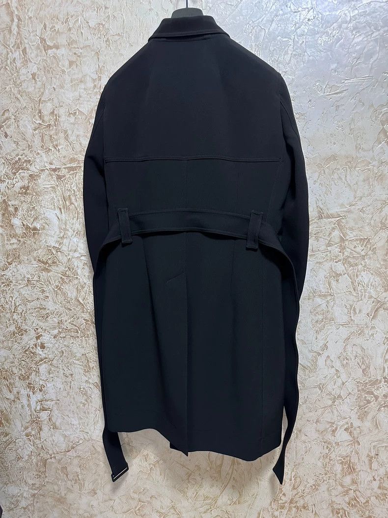 Rick Owens Rick Owens Black Overcoat Trench Coat- DMC Size US M / EU 48-50 / 2 - 4 Thumbnail