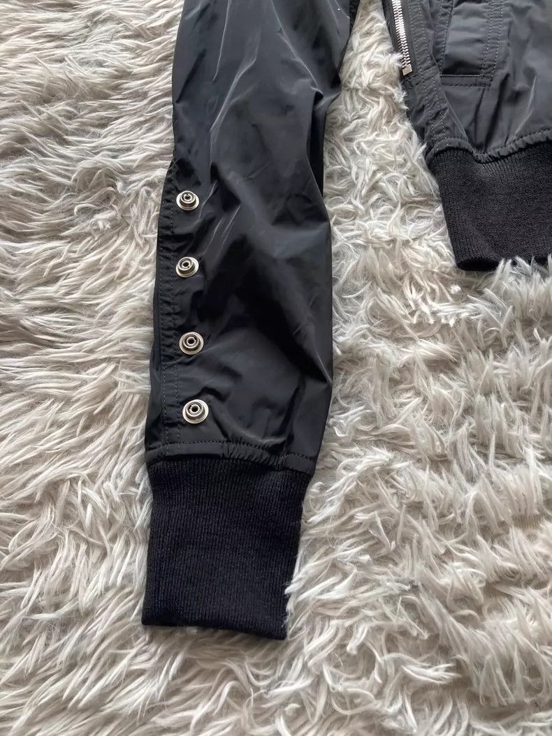 Rick Owens Rick Owens Black Zippered Bomber Jacket- DMC Size US M / EU 48-50 / 2 - 3 Thumbnail