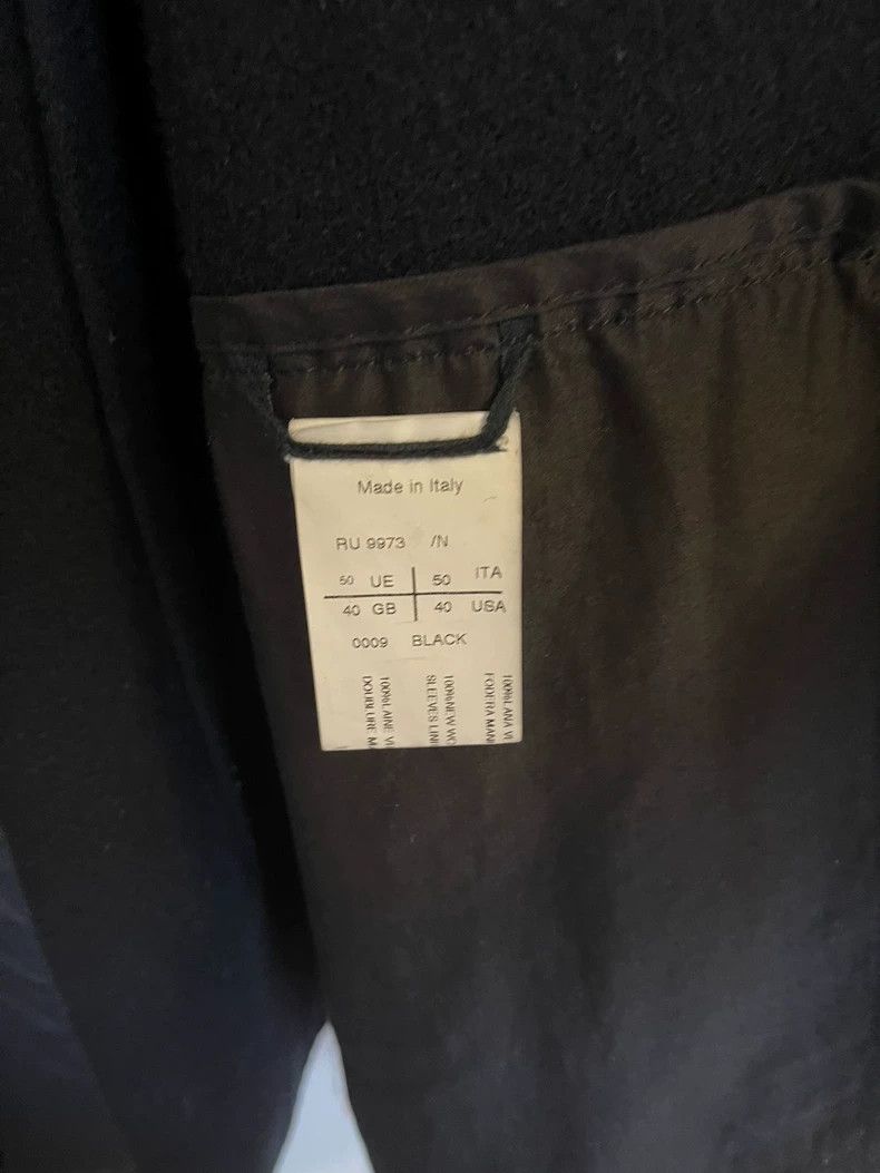 Rick Owens Rick Owens Wool Coat with Wizard Hat- DMC Size US L / EU 52-54 / 3 - 5 Thumbnail