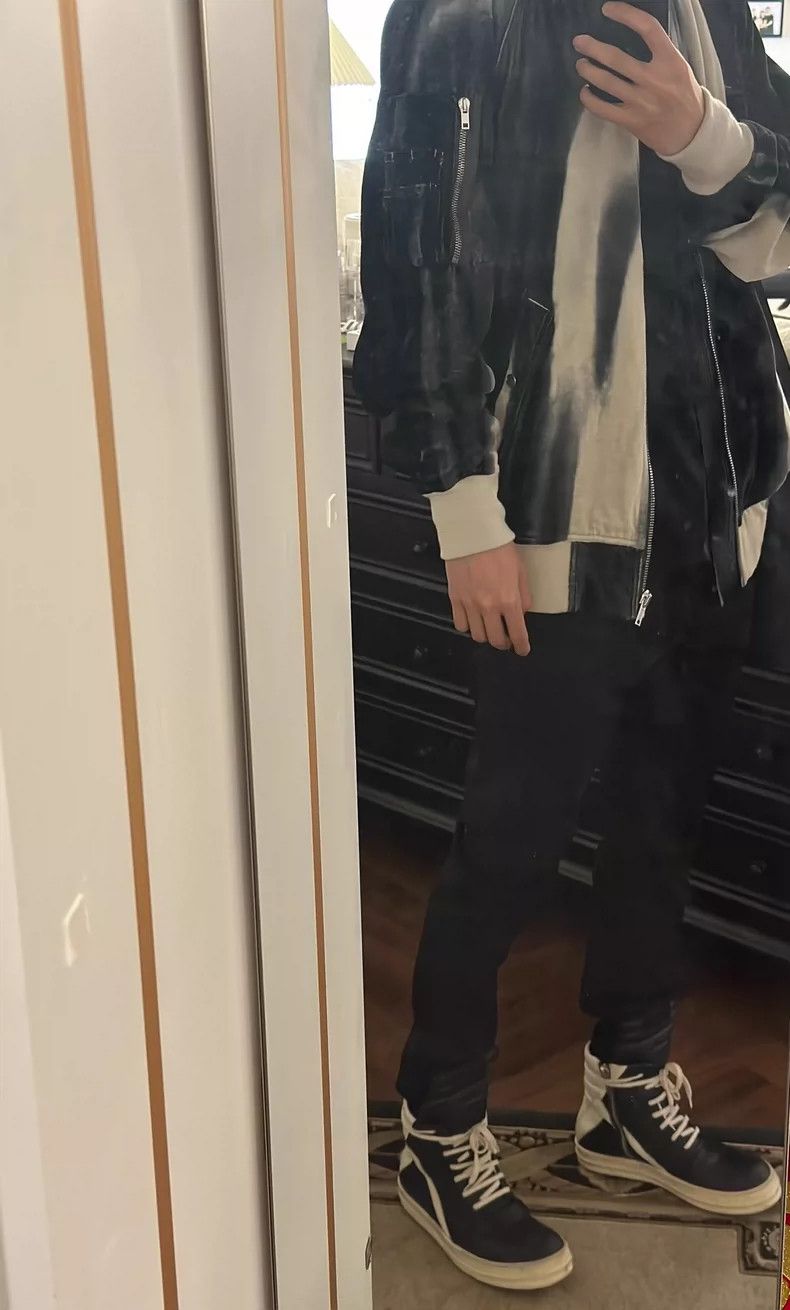 Rick Owens Rick Owens Velvet Blouson Jacket Size 50- DMC Size US L / EU 52-54 / 3 - 6 Thumbnail