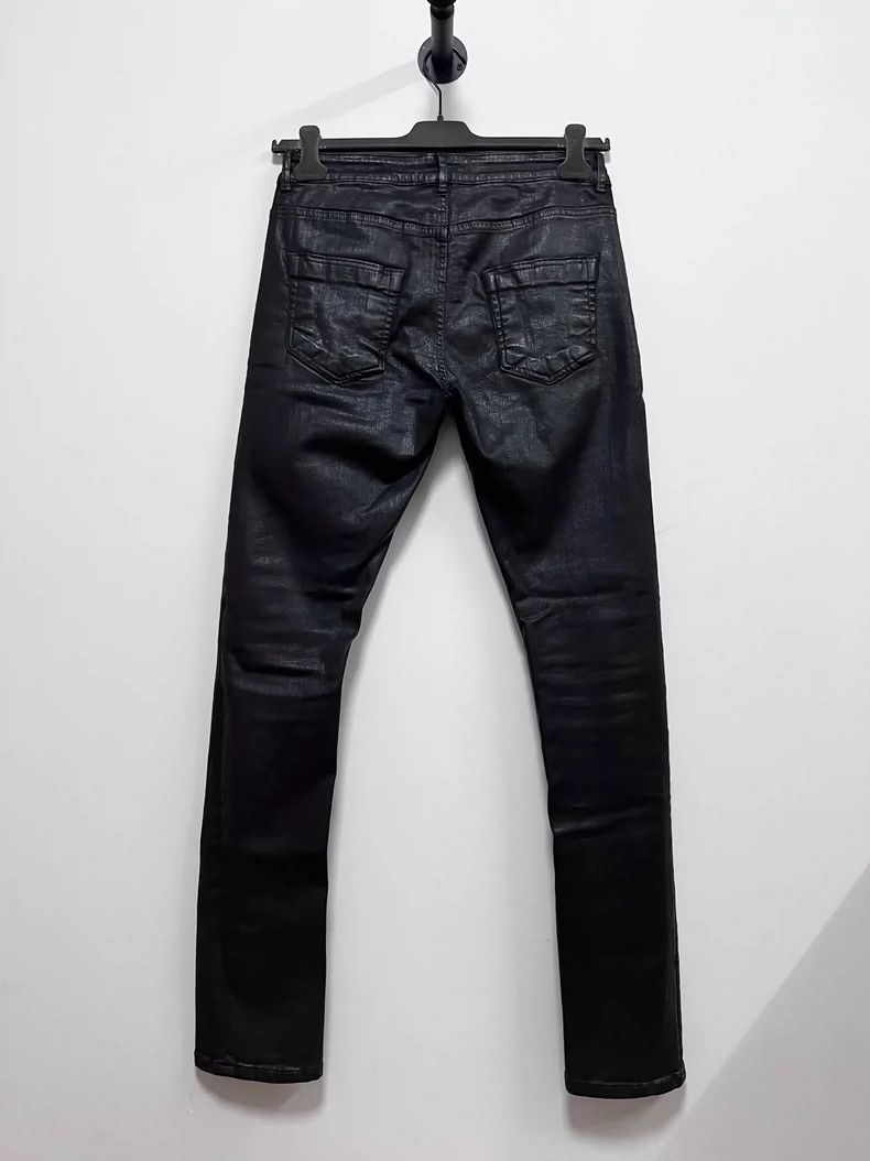 Rick Owens Rick Owens Waxed Stretch Denim Pants Size 31- DMC Size US 31 - 3 Thumbnail