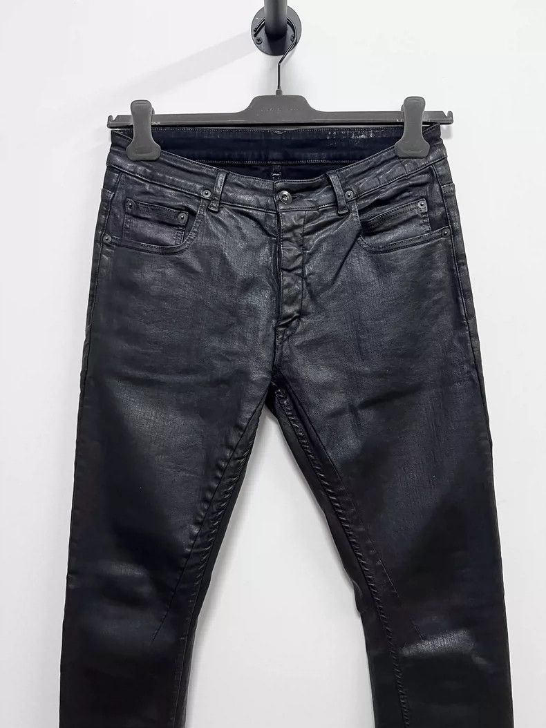 Rick Owens Rick Owens Waxed Stretch Denim Pants Size 31- DMC Size US 31 - 2 Thumbnail