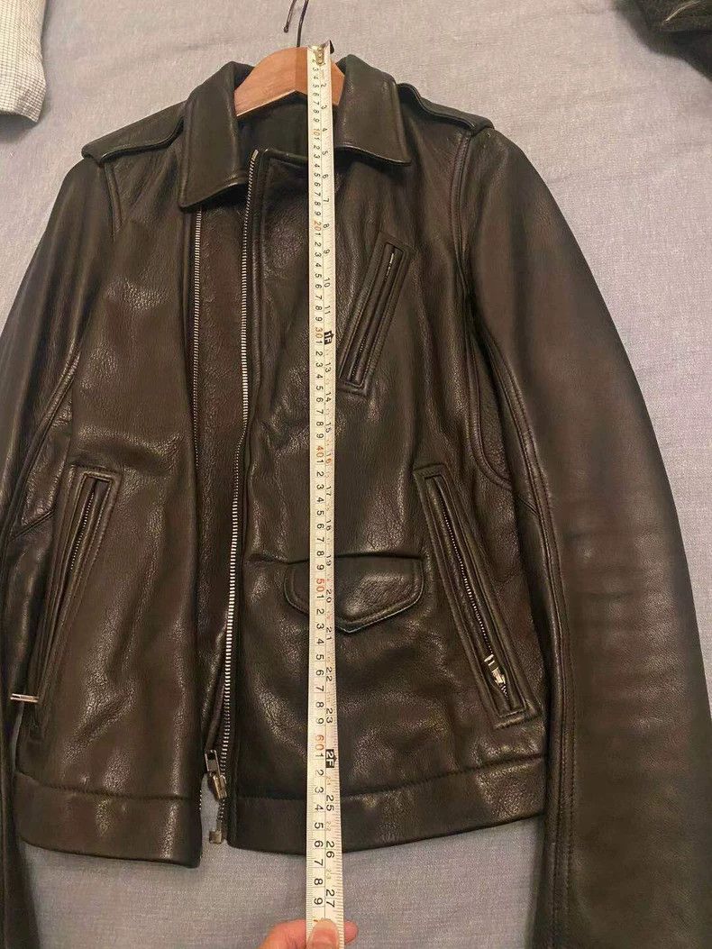 Rick Owens Rick Owens Leather Jacket Size 48- DMC Size US L / EU 52-54 / 3 - 3 Thumbnail