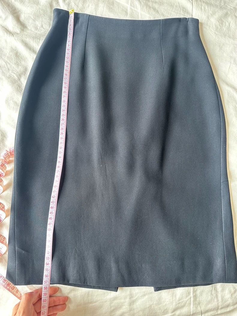 Alexander McQueen Alexander McQueen Black Midi Skirt Size 38- DMC Size US 38 / EU 54 - 5 Thumbnail