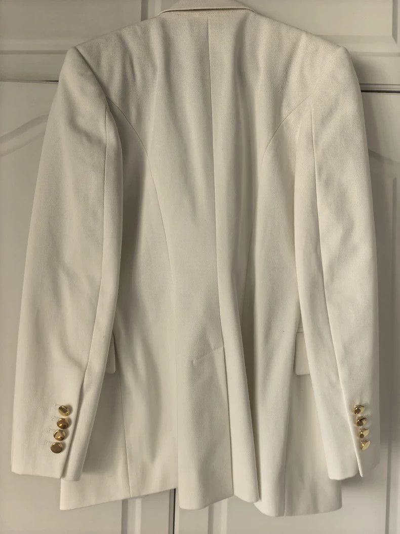 Alexander McQueen Alexander McQueen White Blazer with Tags- DMC Size US S / EU 44-46 / 1 - 5 Thumbnail
