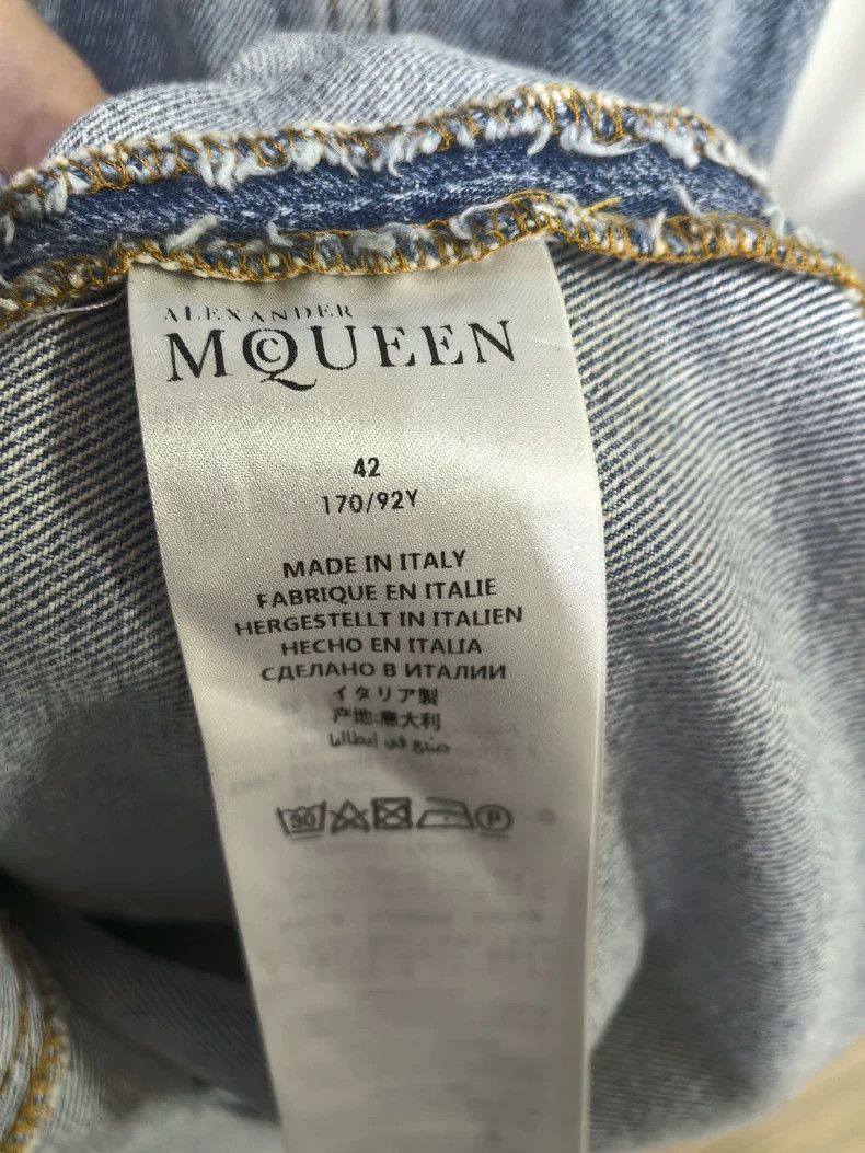 Alexander McQueen Alexander McQueen Denim Fishtail Dress Size 42- DMC Size US 31 - 7 Thumbnail