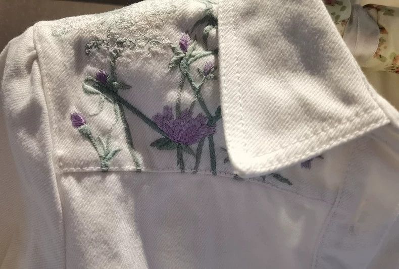 Alexander McQueen Alexander McQueen White Denim Dress- DMC Size US 31 - 3 Thumbnail