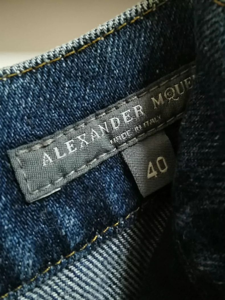 Alexander McQueen Alexander McQueen Denim Mermaid Skirt- DMC Size US 31 - 6 Thumbnail