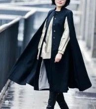 Alexander McQueen Alexander McQueen Wool Cape Coat For Sale- DMC Size US M / EU 48-50 / 2 - 5 Thumbnail