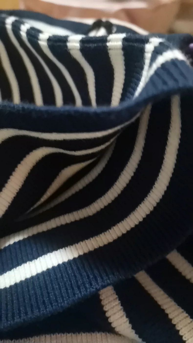 Alexander McQueen Alexander McQueen Striped Wool Blend Dress- DMC Size US L / EU 52-54 / 3 - 6 Thumbnail