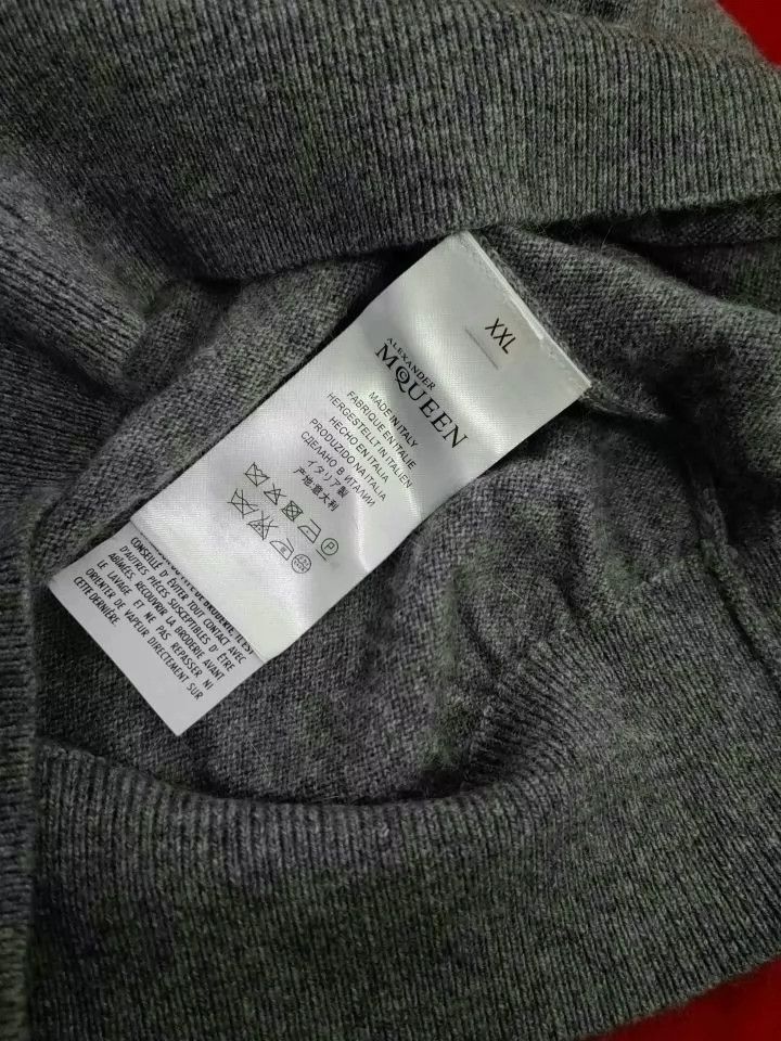 Alexander McQueen Alexander McQueen Cashmere Knit Sweater- DMC Size US XXL / EU 58 / 5 - 6 Thumbnail