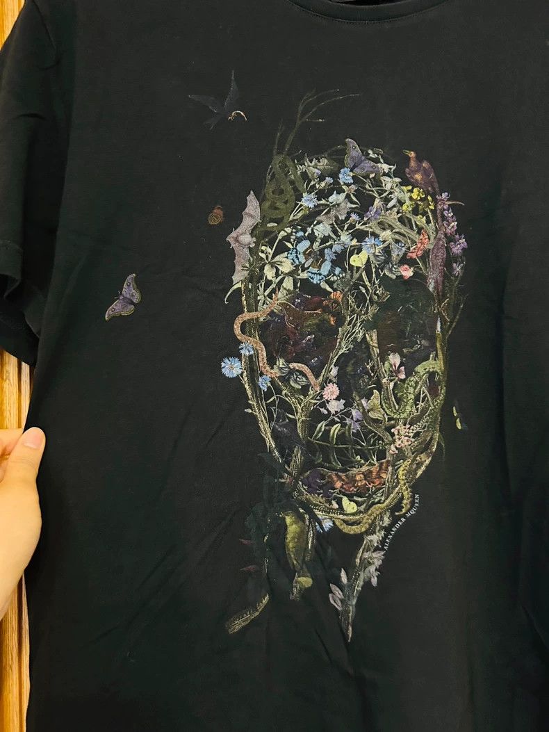 Alexander McQueen Alexander McQueen Black Short Sleeve T-Shirt- DMC Size US L / EU 52-54 / 3 - 2 Thumbnail