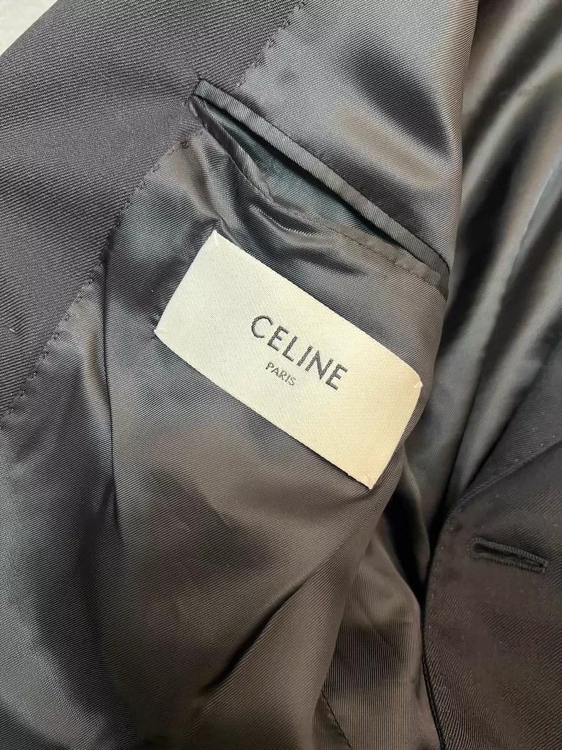 Celine Celine Double-Breasted Black Blazer Jacket- DMC Size US L / EU 52-54 / 3 - 4 Thumbnail