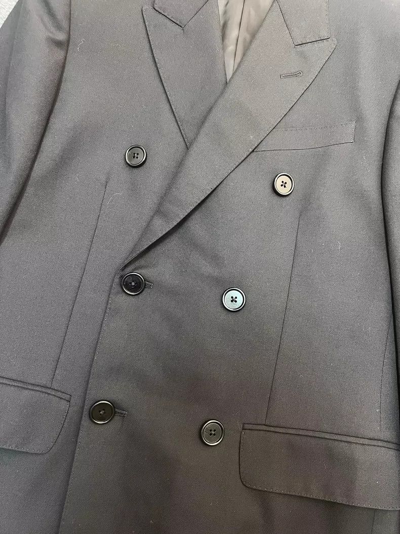 Celine Celine Double-Breasted Black Blazer Jacket- DMC Size US L / EU 52-54 / 3 - 3 Thumbnail