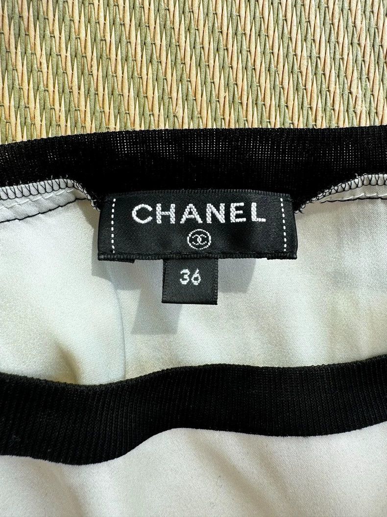Chanel Chanel Short Sleeve Silk Top- DMC Size US M / EU 48-50 / 2 - 4 Thumbnail