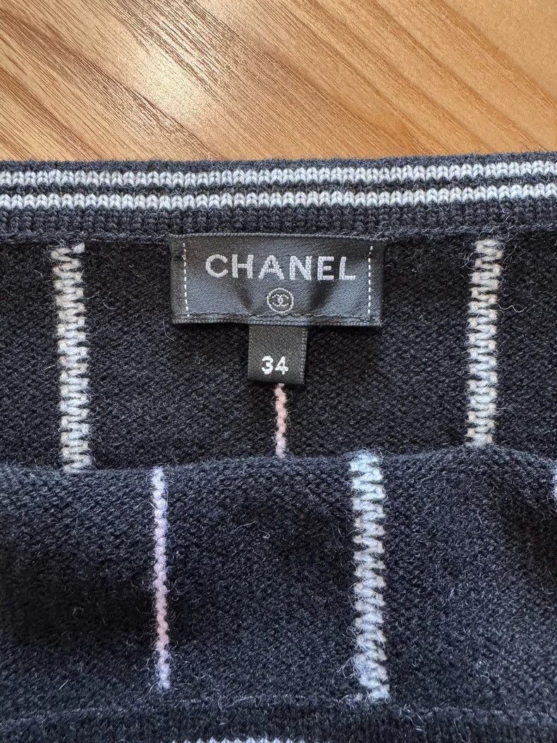 Chanel Chanel Cashmere Striped Camisole Top- DMC Size US M / EU 48-50 / 2 - 3 Thumbnail