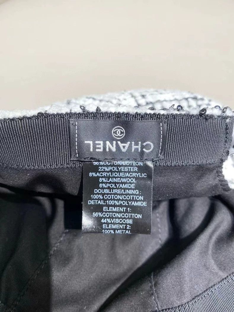 Chanel Chanel Tweed Sequin Baseball Cap- DMC Size ONE SIZE - 7 Thumbnail