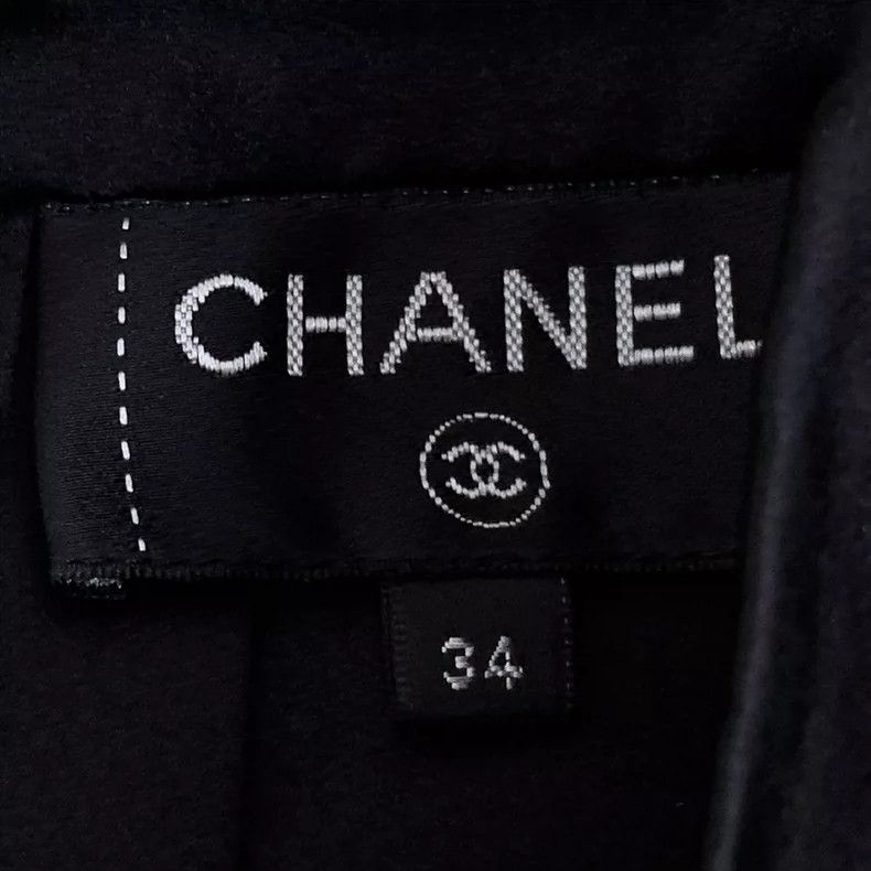 Chanel Chanel Black Pleated Silk Mini Skirt XXS- DMC Size US 34 / EU 50 - 6 Thumbnail