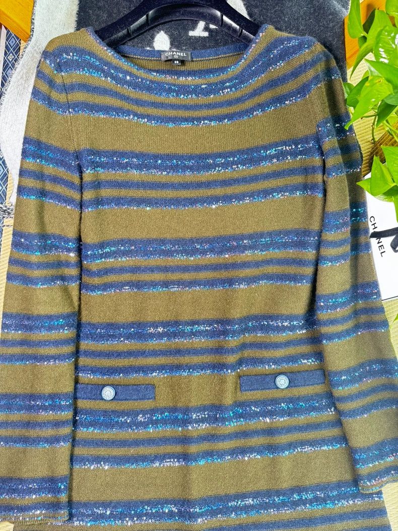 Chanel Chanel Spring Summer Sequin Dress- DMC Size US 38 / EU 54 - 2 Thumbnail