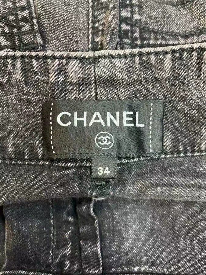 Chanel Chanel F34 Wide Leg Denim Pants for Daily Wear- DMC Size US 34 / EU 50 - 6 Thumbnail
