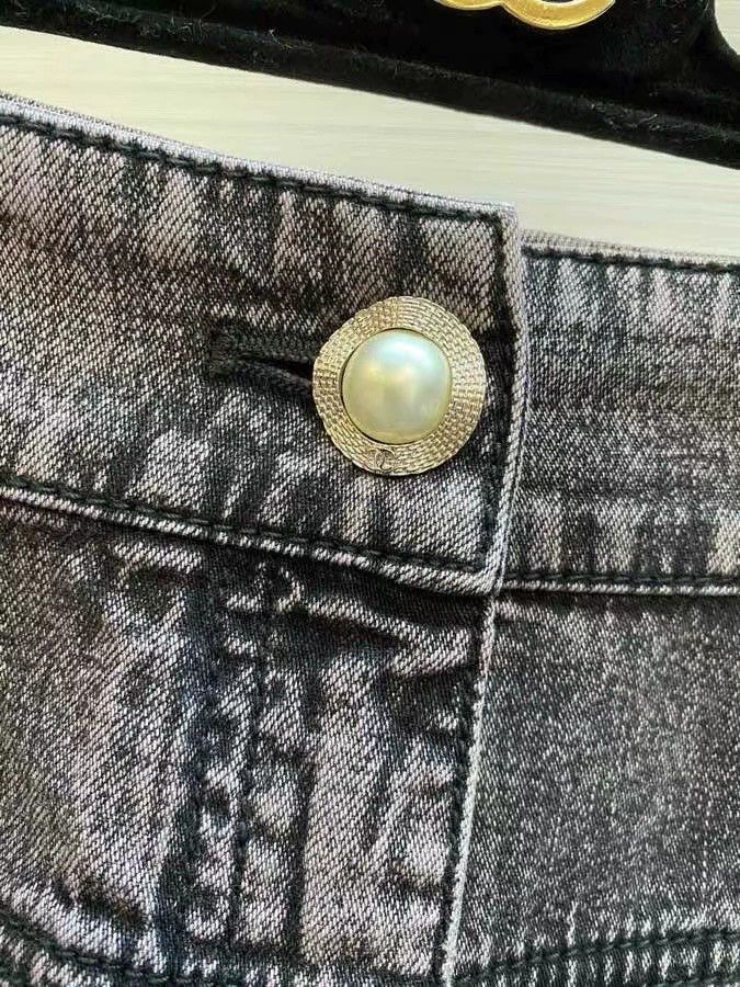 Chanel Chanel F34 Wide Leg Denim Pants for Daily Wear- DMC Size US 34 / EU 50 - 3 Thumbnail