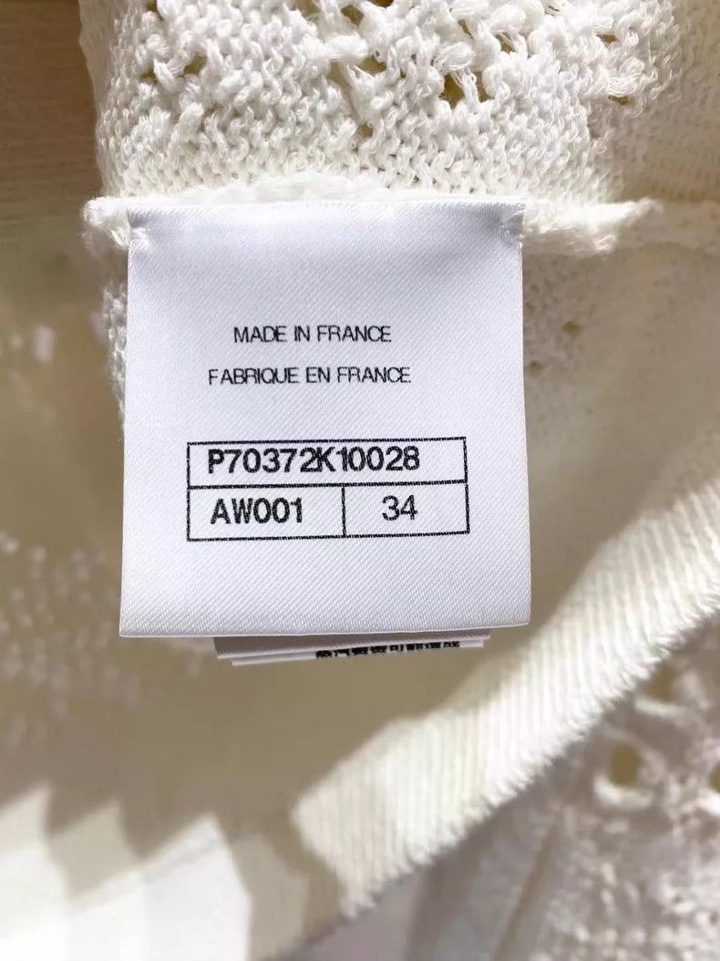 Chanel Chanel Lace Knit Cardigan with Button Closure- DMC Size US M / EU 48-50 / 2 - 6 Thumbnail