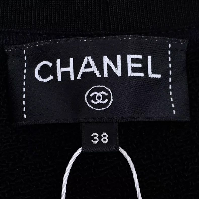 Chanel Chanel Black Sequin Letter Long Sleeve Sweatshirt- DMC Size US S / EU 44-46 / 1 - 5 Thumbnail