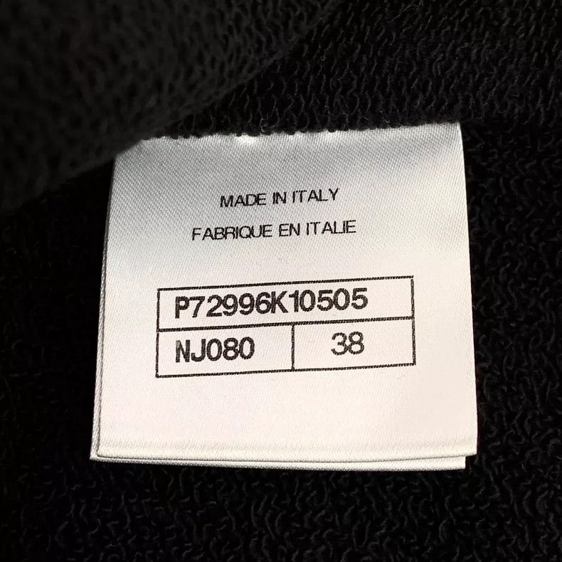 Chanel Chanel Black Sequin Letter Long Sleeve Sweatshirt- DMC Size US S / EU 44-46 / 1 - 6 Thumbnail