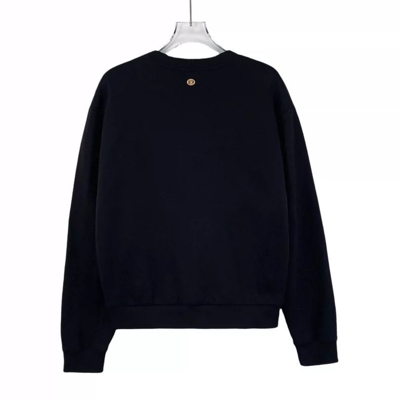 Chanel Chanel Black Sequin Letter Long Sleeve Sweatshirt- DMC Size US S / EU 44-46 / 1 - 2 Thumbnail