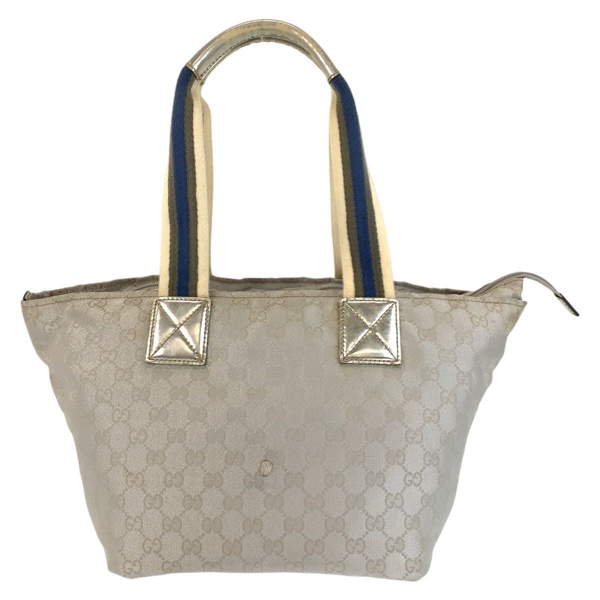 Gucci Gucci Gucci GG Canvas Sheline Silver 2way Bag 131230 Canvas Shoulder Bag 131230 DUTY FREE for USA Size ONE SIZE - 2 Thumbnail