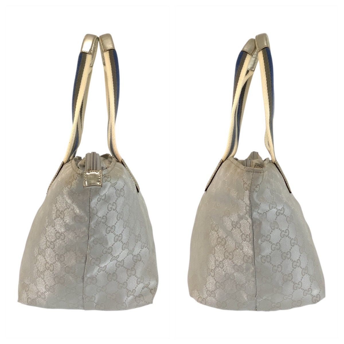 Gucci Gucci Gucci GG Canvas Sheline Silver 2way Bag 131230 Canvas Shoulder Bag 131230 DUTY FREE for USA Size ONE SIZE - 8 Thumbnail