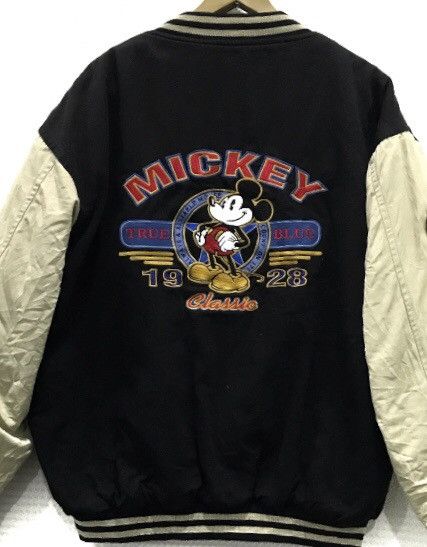 Mickey Mouse Disney Mickey Mouse 1928 True Blue Classic Varsity Jacket ...